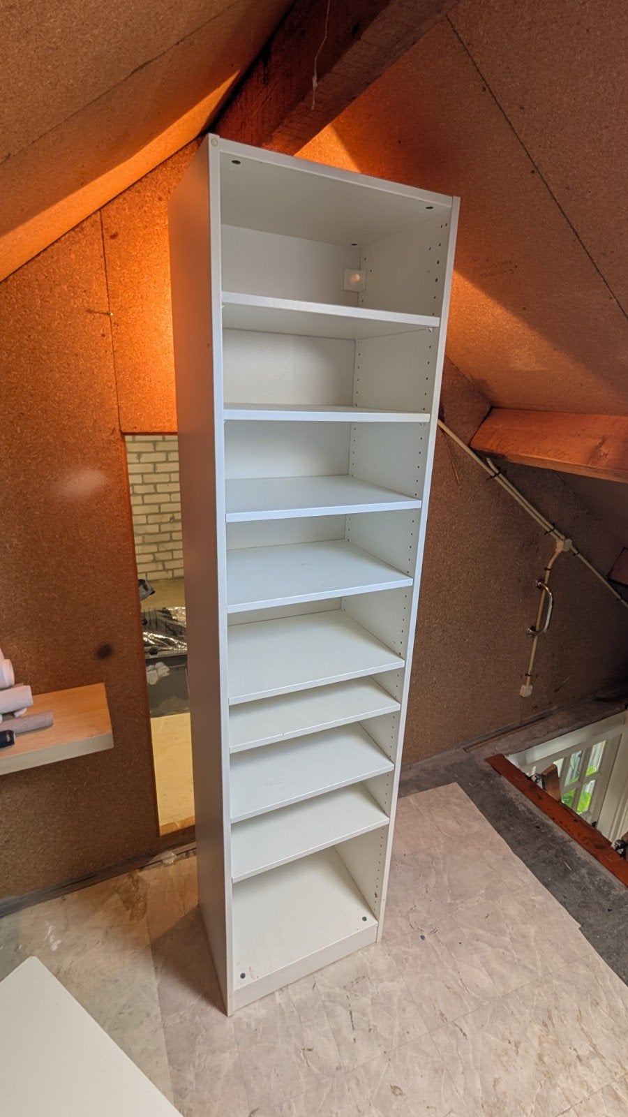 IKEA Pax kast - Witte kast met planken 50x37x 200, Ophalen, Met plank(en), Kunststof, Gebruikt