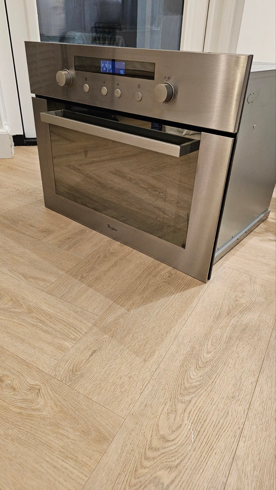 Luxe Whirpool combi oven magnetron, Ophalen, Combimagnetron, Zo goed als nieuw, Inbouw