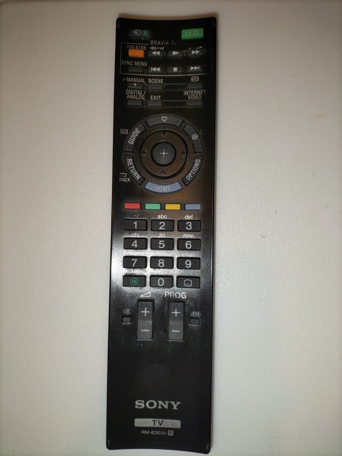 Originele Sony RM-ED036 Afstandsbediening Bravia TV, Ophalen of Verzenden, Gebruikt, Origineel, Tv
