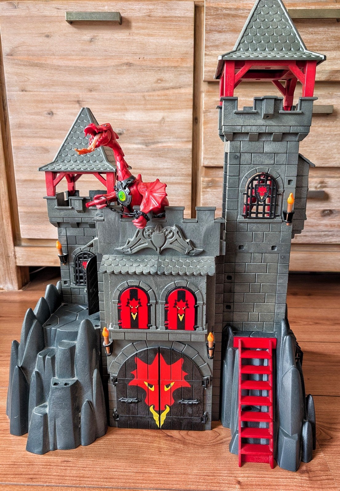Playmobil Kasteel Drakenburcht met draak  3269, Ophalen, Gebruikt