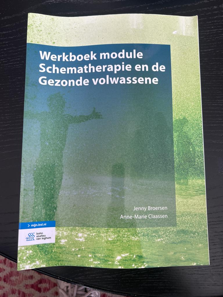 Werkboek module Schematherapie en de Gezonde volwassene, Ophalen of Verzenden, Gamma, Zo goed als nieuw, HBO