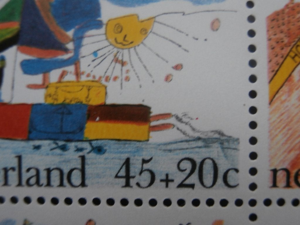 NL 1976; PLAATFOUT 1107 PM7 in VELLETJE KINDERZEGELS LEES, Verzenden, Na 1940, Postfris