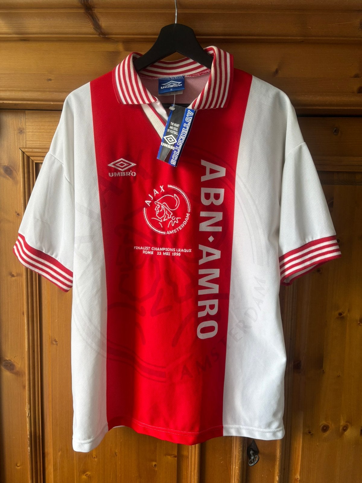 Ajax 1995/1996 final champions league kit bnwt, Verzamelen, Sportartikelen en Voetbal, Ophalen of Verzenden, Nieuw, Ajax, Shirt