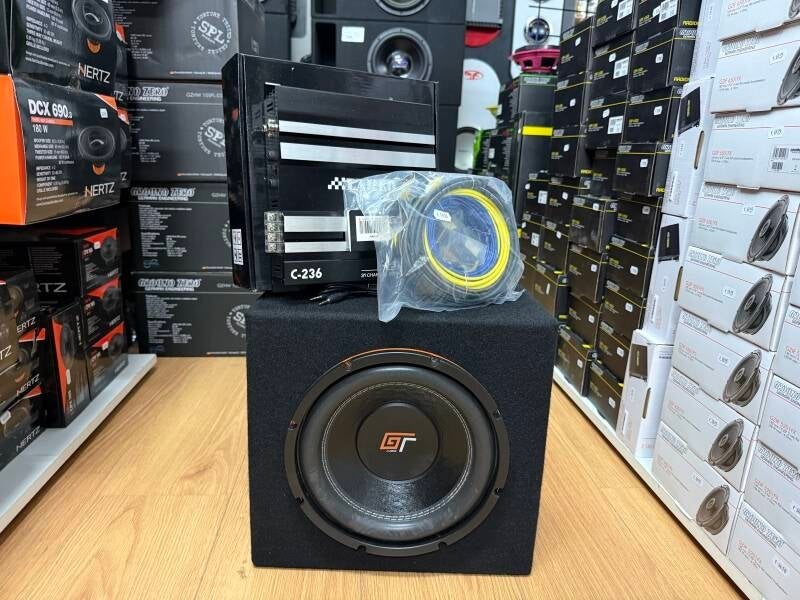 Midipack 2 - GB audio/ LAKRO - 10 inch - 350 watt RMS, Auto diversen, Niet ingevuld, Niet ingevuld, Niet ingevuld