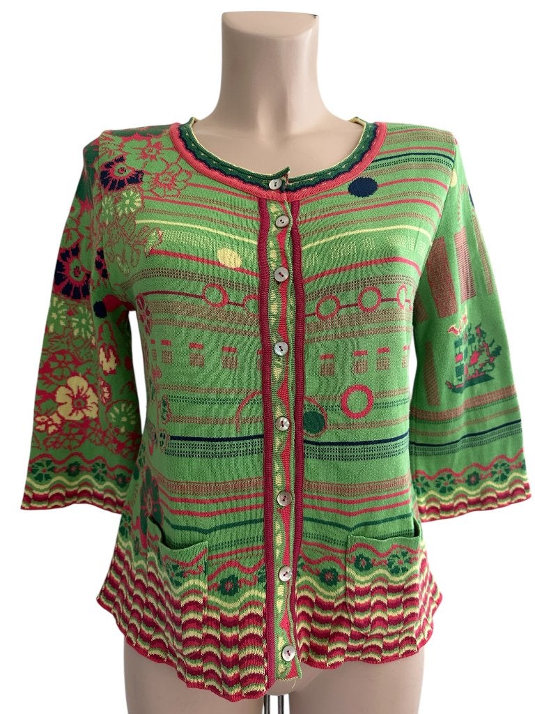 Ivko vest M, Kleding | Dames, Maat 38/40 (M), Ophalen of Verzenden, Zo goed als nieuw, Groen