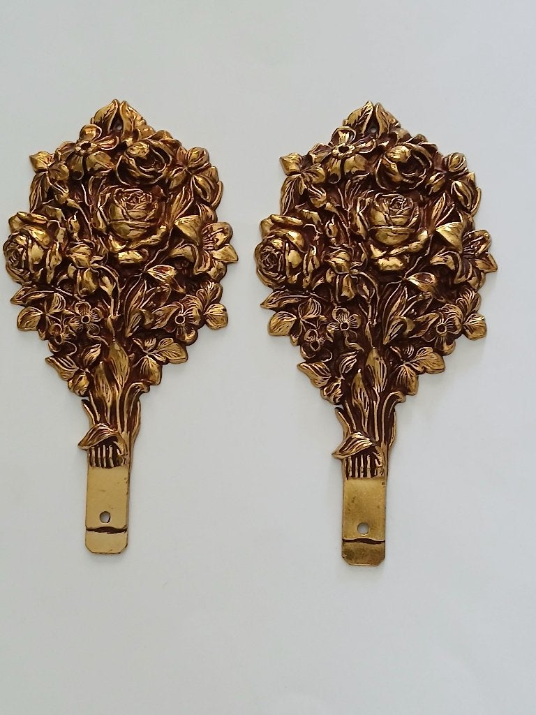 2 Prachtige Vintage Ornamenten Messing. VCR Italie, Ophalen of Verzenden