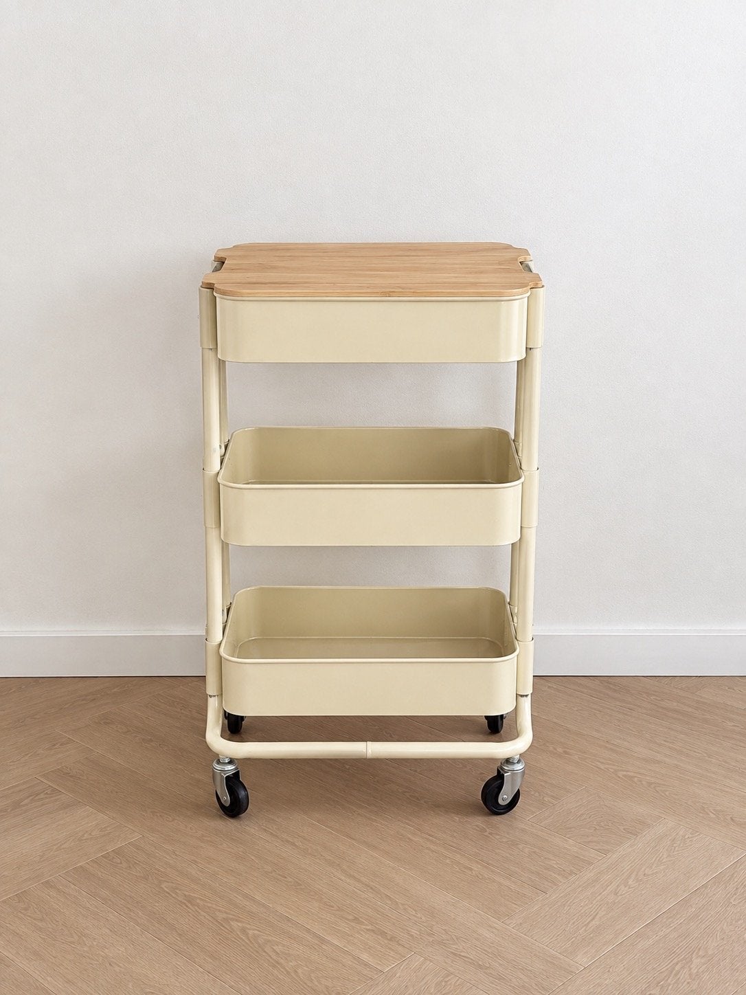 IKEA Raskog set groot, Huis en Inrichting, Ophalen, Beige, Zo goed als nieuw, Metaal