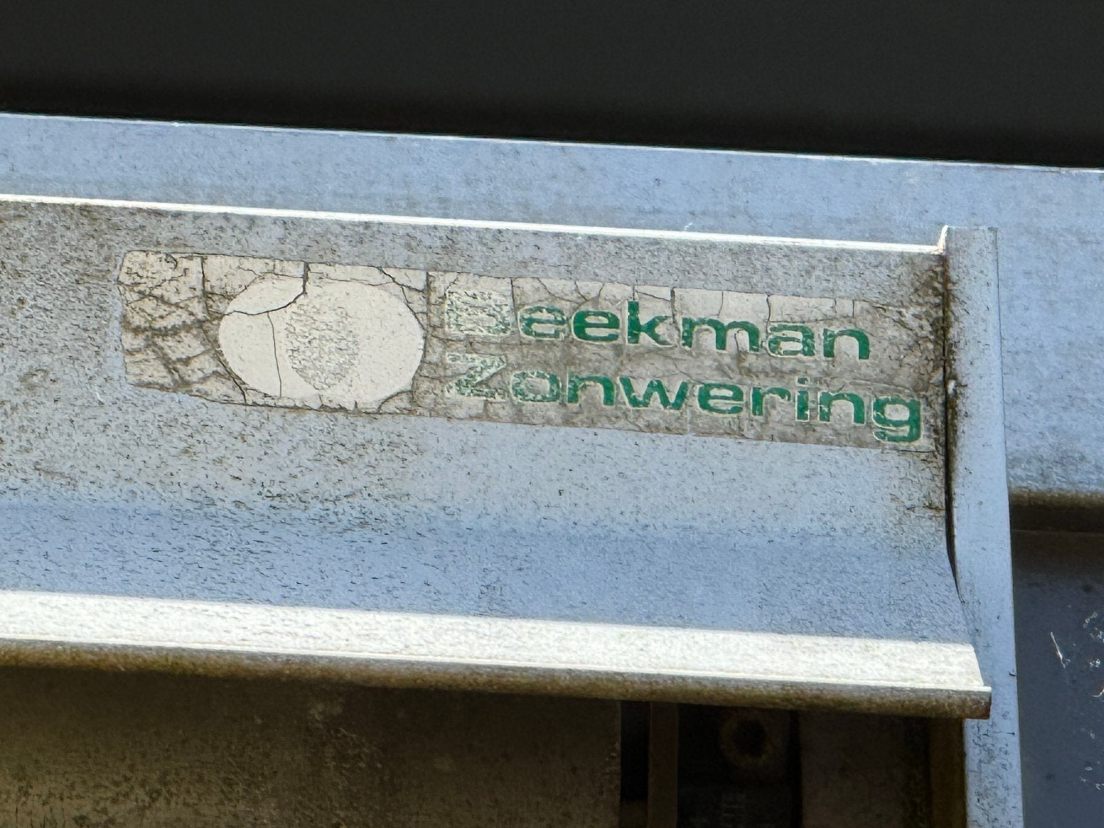 Elektrische zonwering Beekman, ca. 4 meter breed, Ophalen, Gebruikt, Elektrisch, 250 cm tot 450 cm