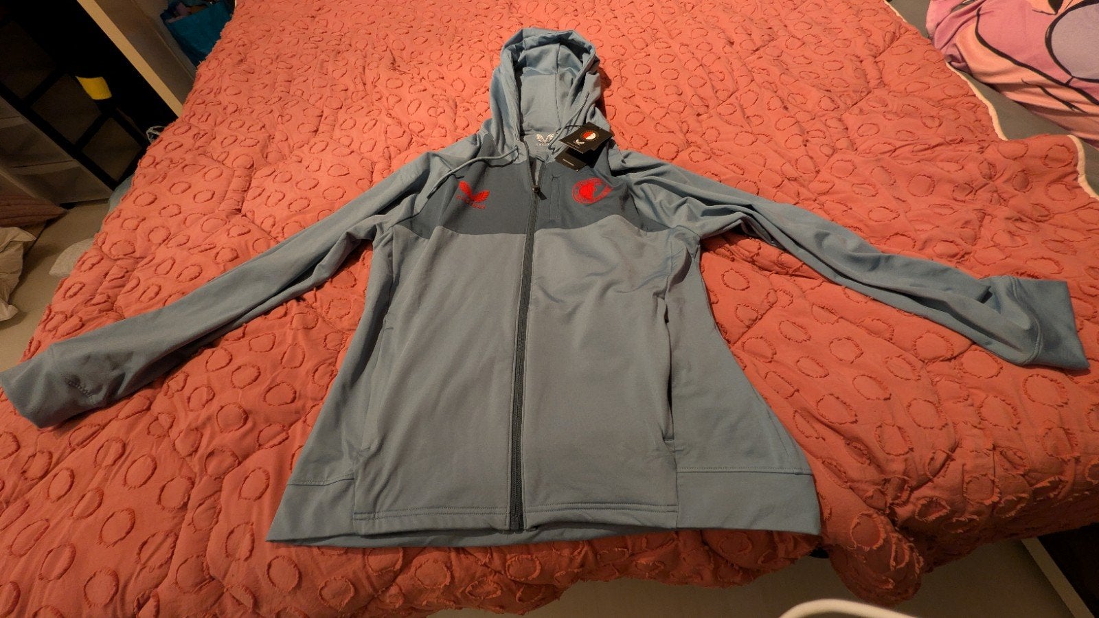 Castore Feyenoord Trainingsjack - Nieuw met kaartjes, Blauw, Nieuw, Ophalen of Verzenden, Castore