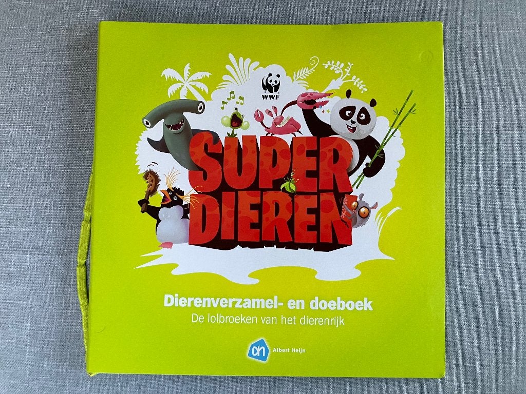 AH Superdieren Verzamel en Doe Boek 2012 en plaatjes , Albert Heijn, Ophalen of Verzenden