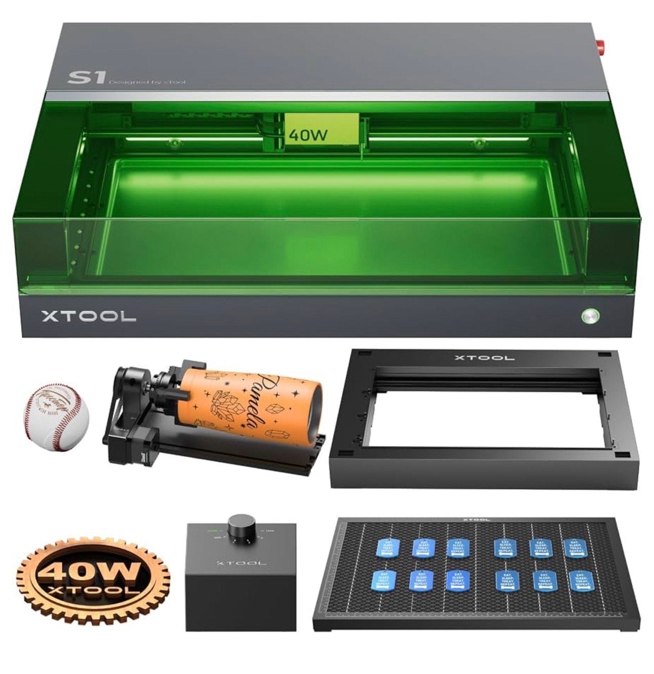 Xtool S1 Laser 40W Deluxe Pack met Accessoires, Ophalen