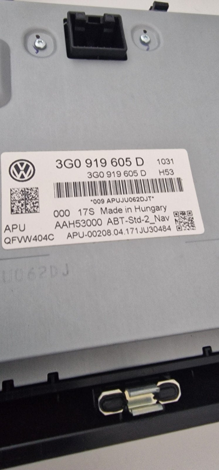 VW Discover Media MIB2 Navigatie Unit 3G0 919 605 D, Auto diversen, Autoradio's, Ophalen of Verzenden, Gebruikt
