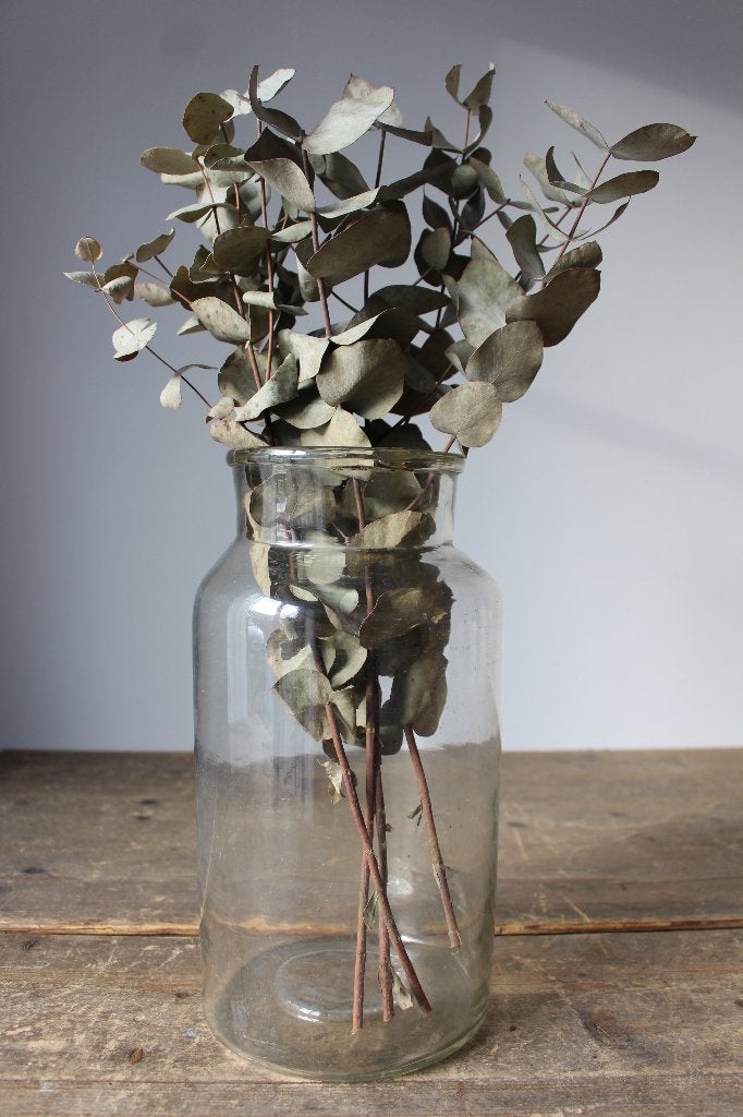 Oude brocante glazen pot / vaas Nr.2 *Pronck & Praal*, Ophalen of Verzenden