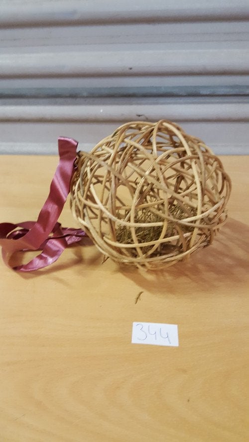 344 ] kerstbol riet, Diversen, Ophalen of Verzenden, 'T Olde Gre-j, Info@toldegrej.nl, Endepoelstraat 20f Didam