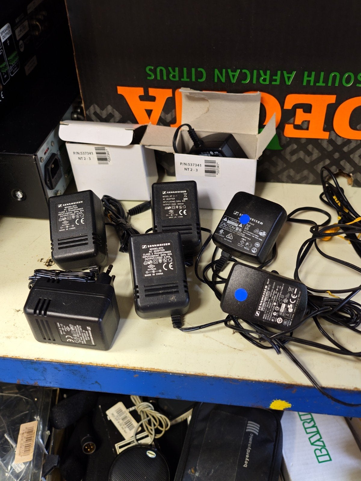 Sennheiser NT 2-1 en NT 2-3 Voedingen - Diverse Modellen, Ophalen of Verzenden, Gebruikt