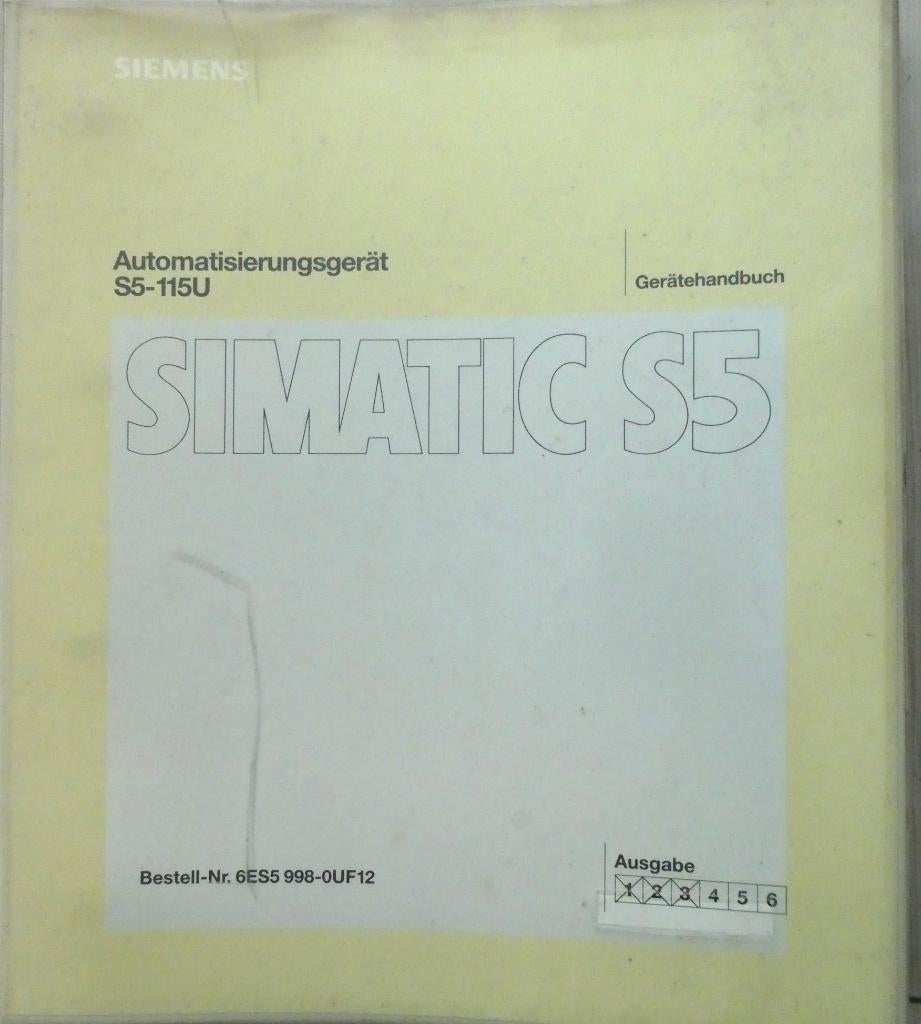 PLC / Siemens / Simatic S5 Documentatie Duits 6 items, Verzenden, Gelezen, Elektrotechniek