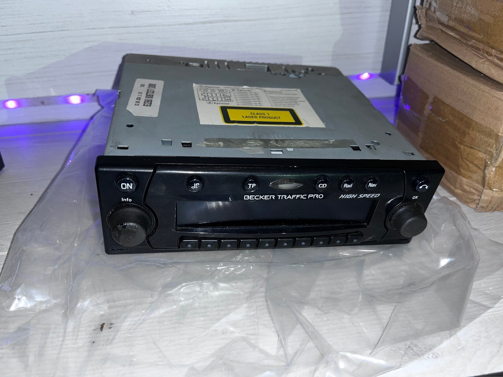 Becker Traffic Pro 986 Boxster met code, Ophalen of Verzenden, Zo goed als nieuw