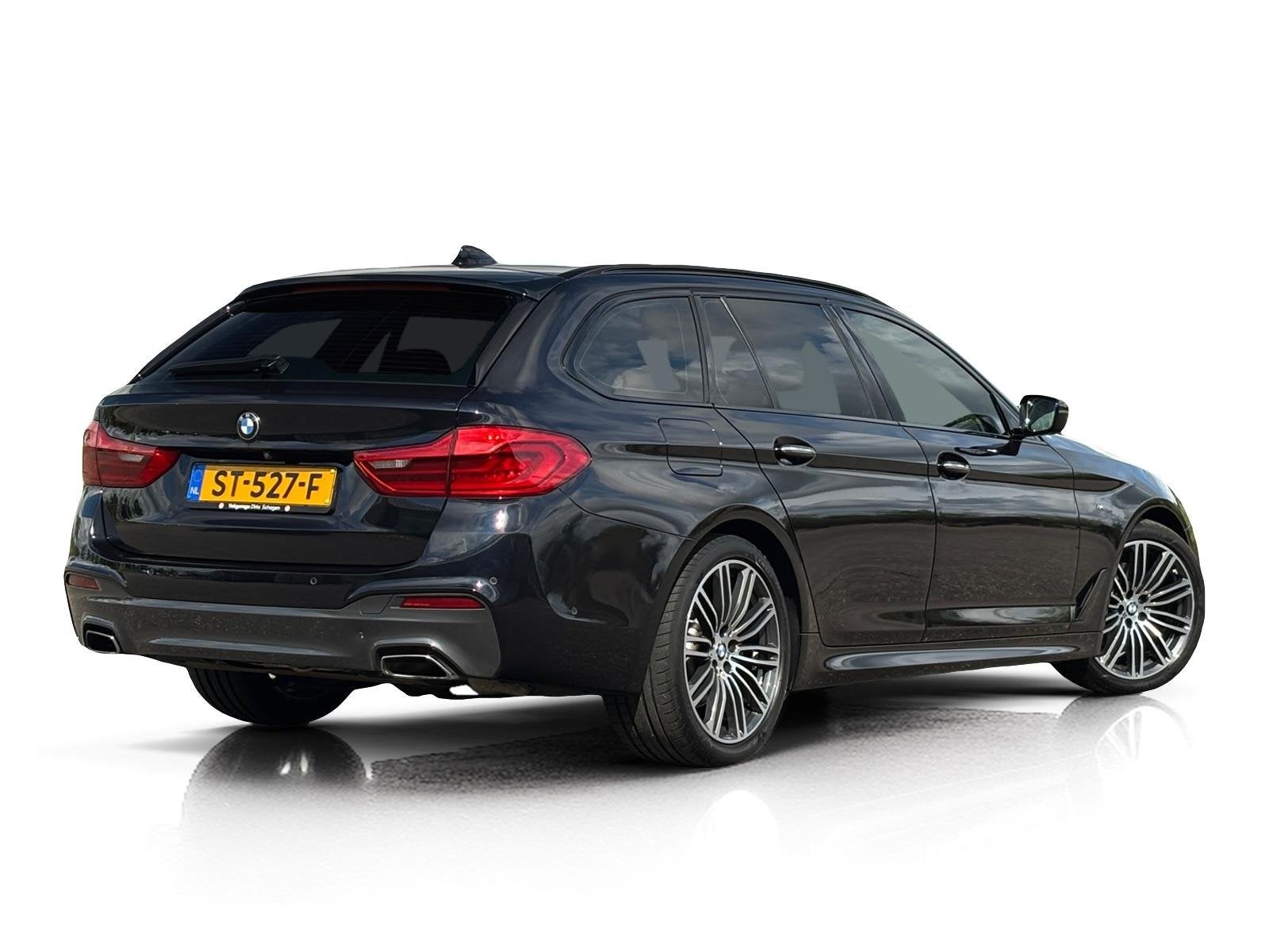 BMW 5-serie Touring 520i M-Sport ✅ Pano ✅ Trekhaak ✅ C, Auto's, Automaat, Achterwielaandrijving, Gebruikt, Euro 6
