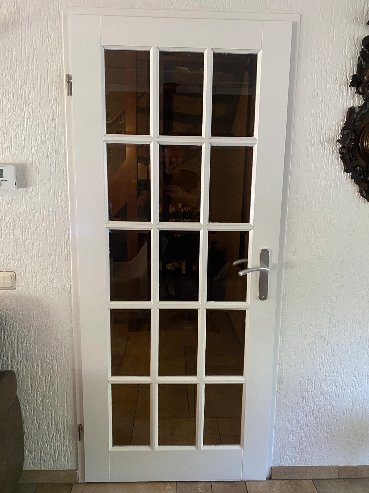 Opdekdeur wit 83 breed x 200 hoog, Ophalen, Zo goed als nieuw, Binnendeur, 200 tot 215 cm