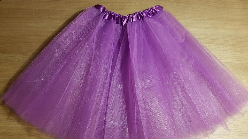 Nieuwe paarse petticoat / tule / tutu / onderrok, 34 tm 44, Ophalen of Verzenden, Nieuw, Paars, Boven de knie