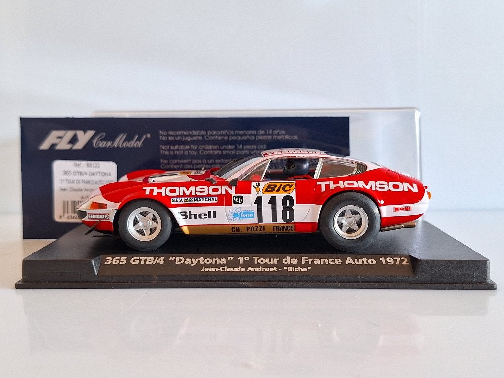 Fly Ferrari 365 GTB/4 "Tour De France 1972 A-655, Overige merken, Racebaan, Fly, Nieuw