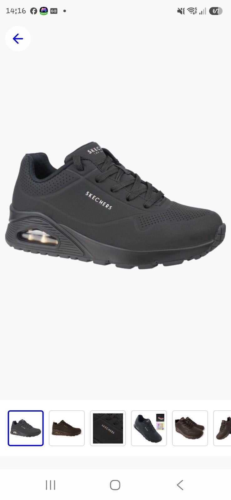 Skechers Uno Stand on Air Sneakers Zwart  maat 36, Kleding | Dames, Schoenen, Skechers, Zwart, Ophalen of Verzenden, Sneakers of Gympen