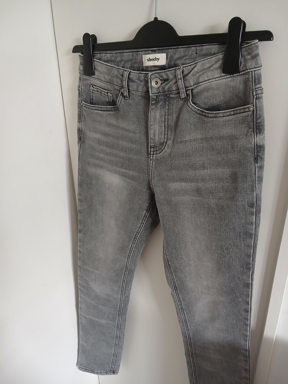 Shoeby skinny jeans 28/30 grijs, Ophalen of Verzenden, Zo goed als nieuw, W28 - W29 (confectie 36), Shoeby