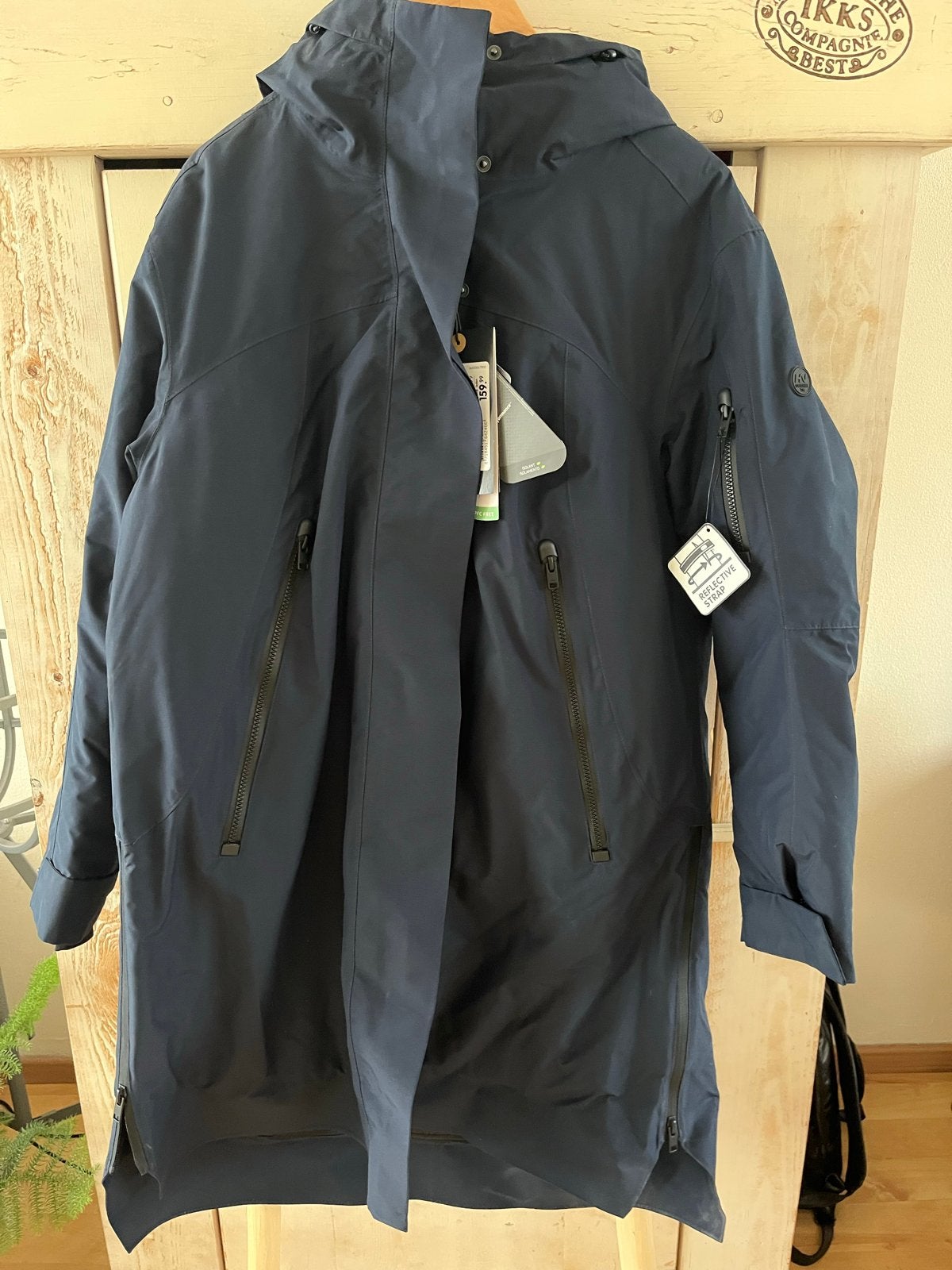 Human Nature blauwe jas nieuw met kaartjes - Maat XXXL, Ophalen of Verzenden, Nieuw, Maat 46/48 (XL) of groter, Blauw