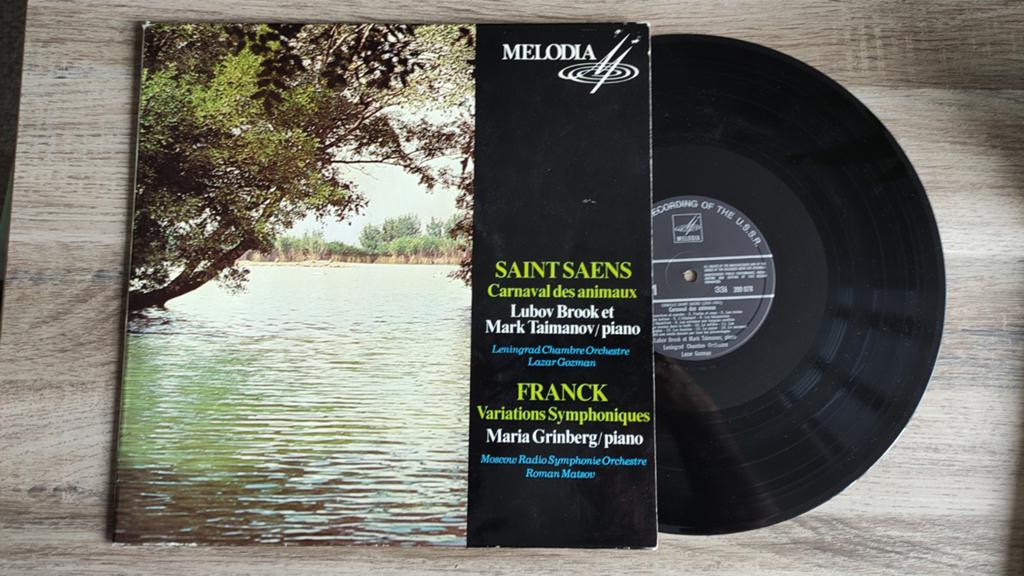 Saint saens carnaval des animaux lubov brook et Mark lp, Ophalen of Verzenden, Zo goed als nieuw, 12 inch