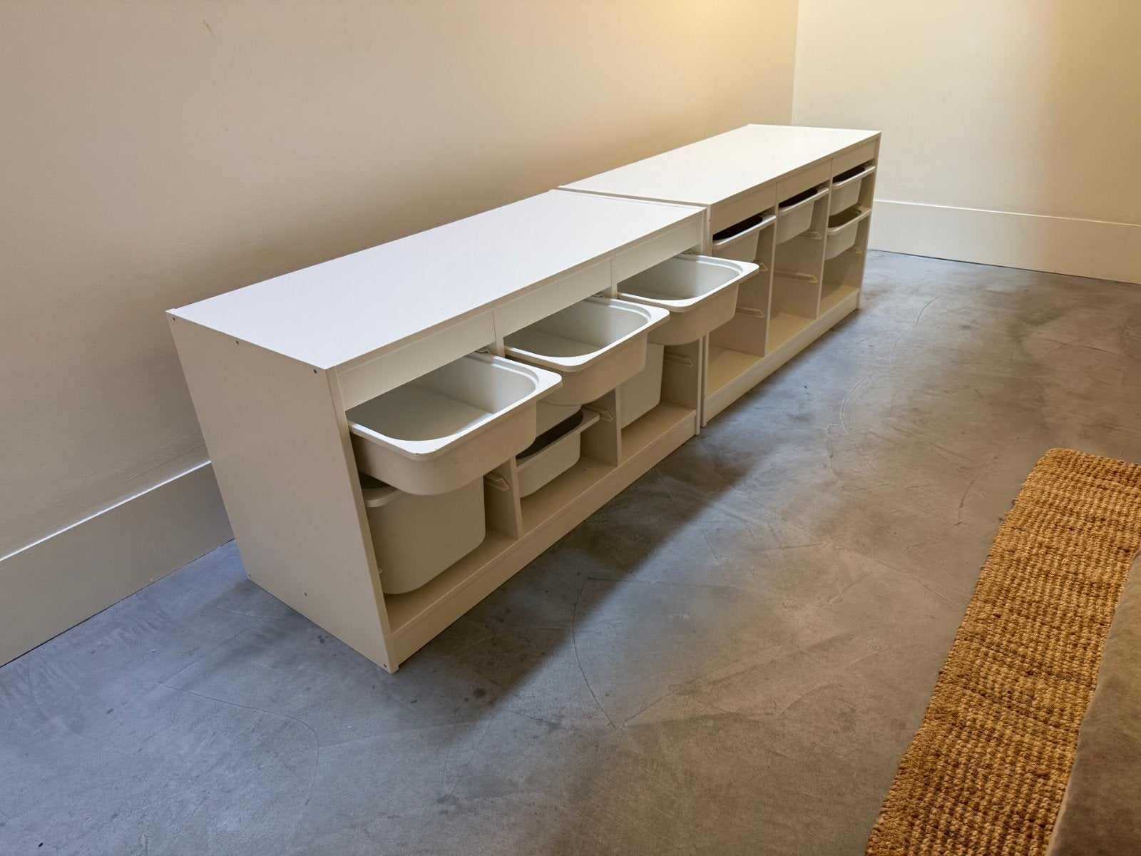 2x nette IKEA TROFAST kasten met bakken., Ophalen, Gebruikt