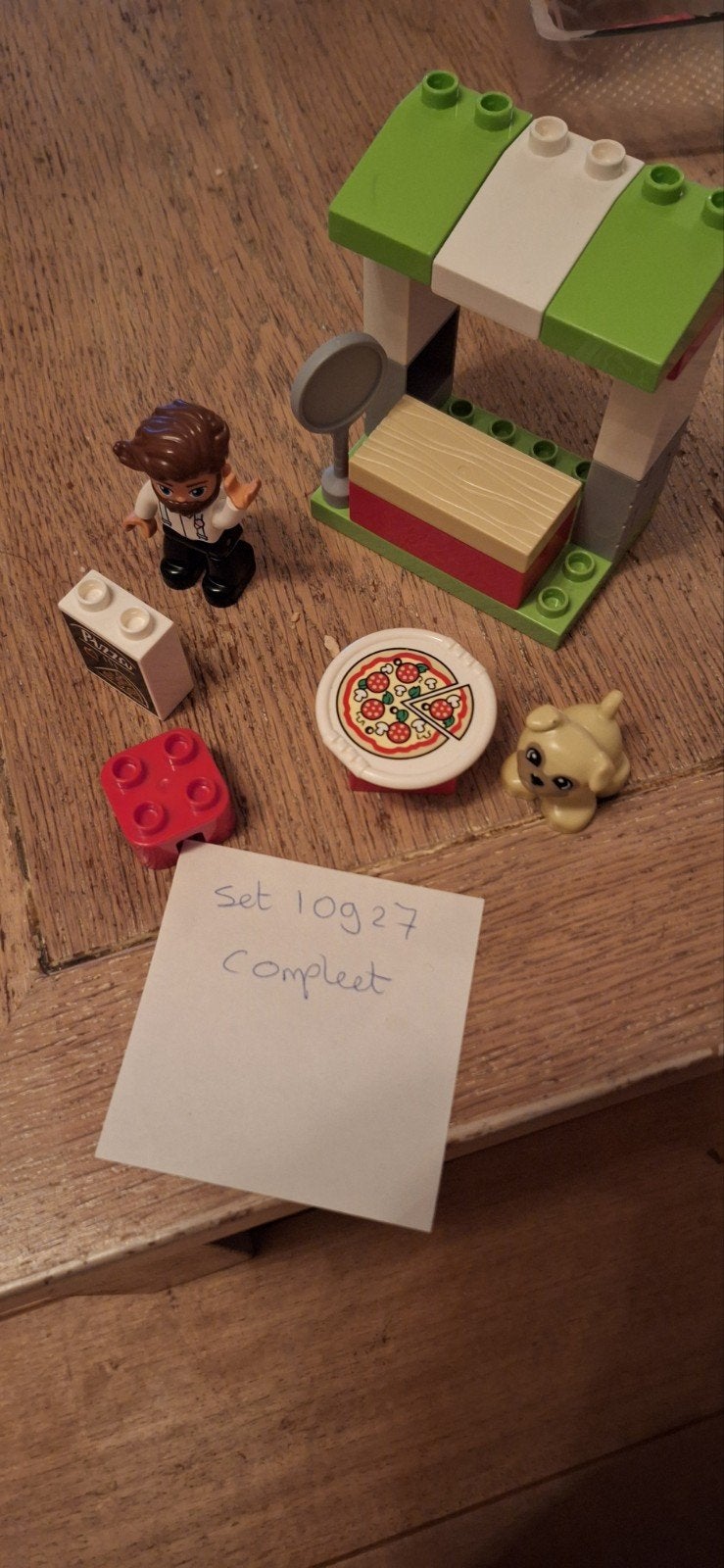 LEGO Duplo Pizzeria Set 10927 Compleet, City, Ophalen of Verzenden, Zo goed als nieuw, Duplo