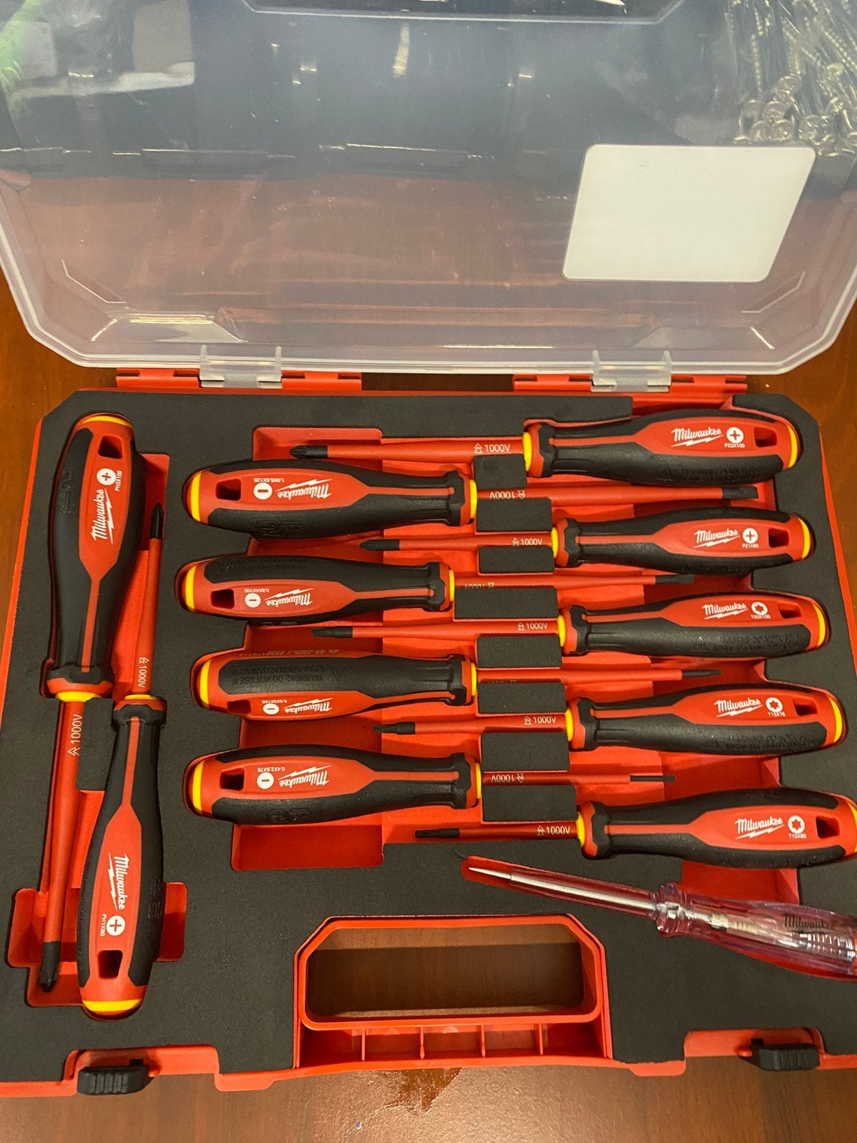 Milwauke schroevendraaiers set nieuw, Ophalen of Verzenden, Zo goed als nieuw