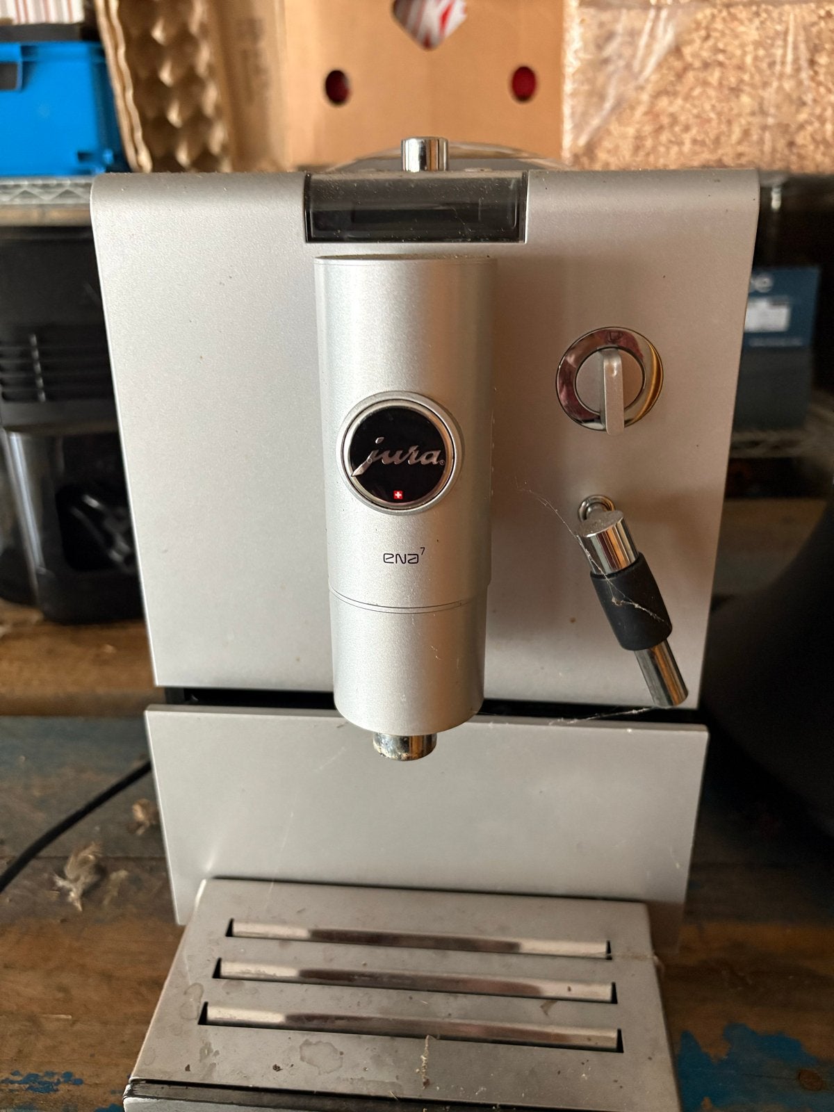 Jura ENA 7 koffiemachine - vastgelopen, Witgoed en Apparatuur, Ophalen of Verzenden, Niet werkend, Koffiemachine, Koffiebonen
