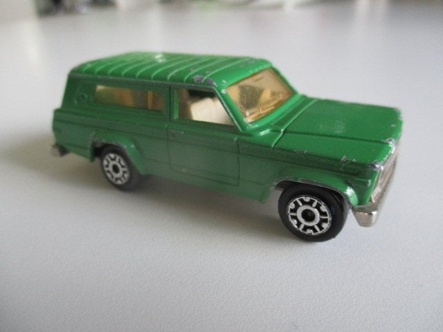 majorette jeep cherokee groen, Ophalen of Verzenden, Gebruikt, Auto