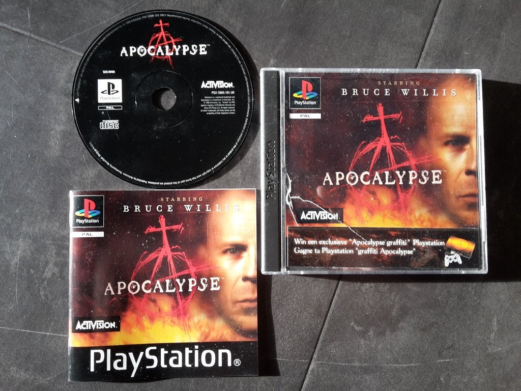 PS1 - Apocalypse - PlayStation 1 Actie Shooter, Vanaf 18 jaar, Shooter, 1 speler, Ophalen of Verzenden