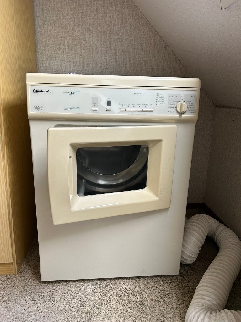 Bauknecht droger, Ophalen, Gebruikt, Luchtafvoer, 85 tot 90 cm