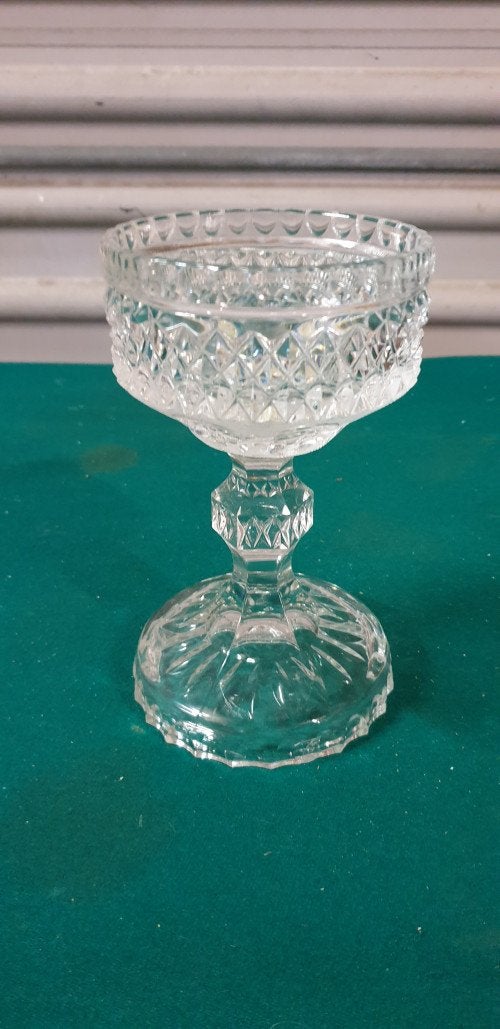 kristallen kandelaar 2 delig, Ophalen of Verzenden, 'T Olde Gre-j, Info@toldegrej.nl, Endepoelstraat 20f Didam