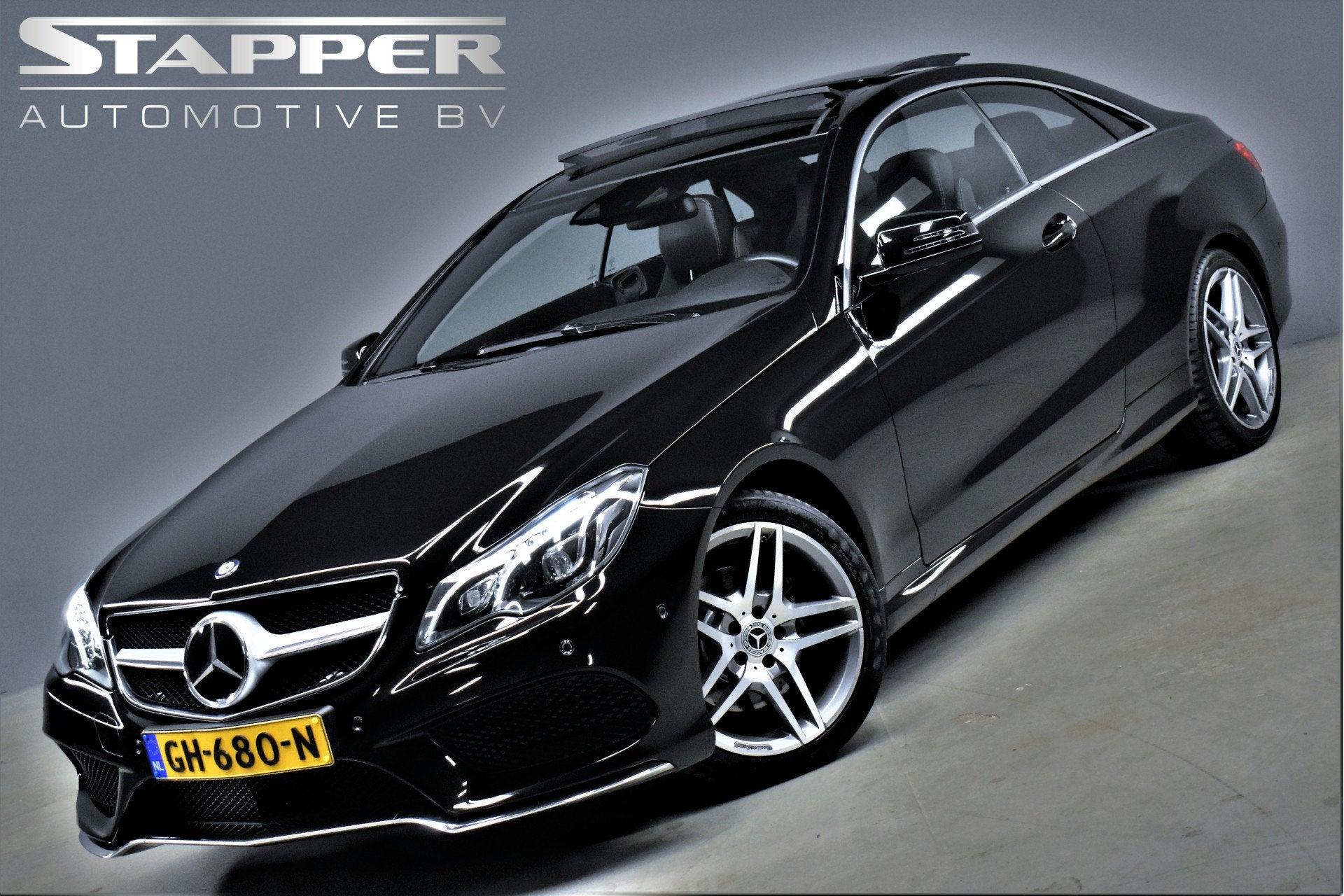 Mercedes-Benz E-Klasse Coupé 200 184pk AMG-Pakket OrgNL Pan, Automaat, Automatische klimaatregeling, Achterwielaandrijving, 4 cilinders