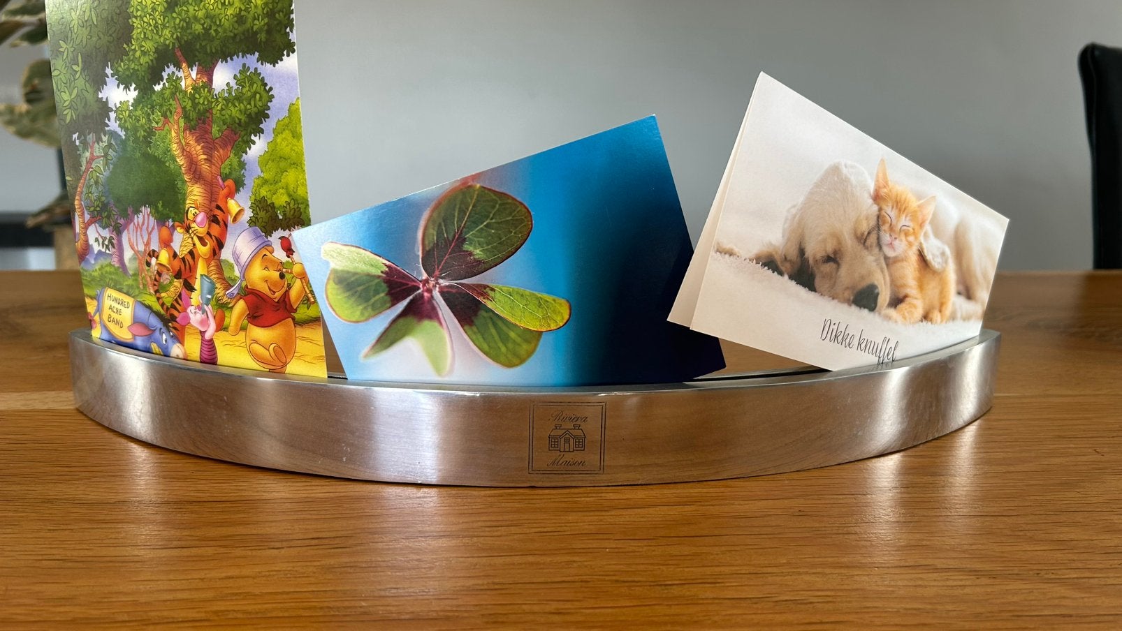 Zilverkleurige fotostandaard  Rivièra Maison, Ophalen of Verzenden, Zo goed als nieuw, Fotolijst, Zilver