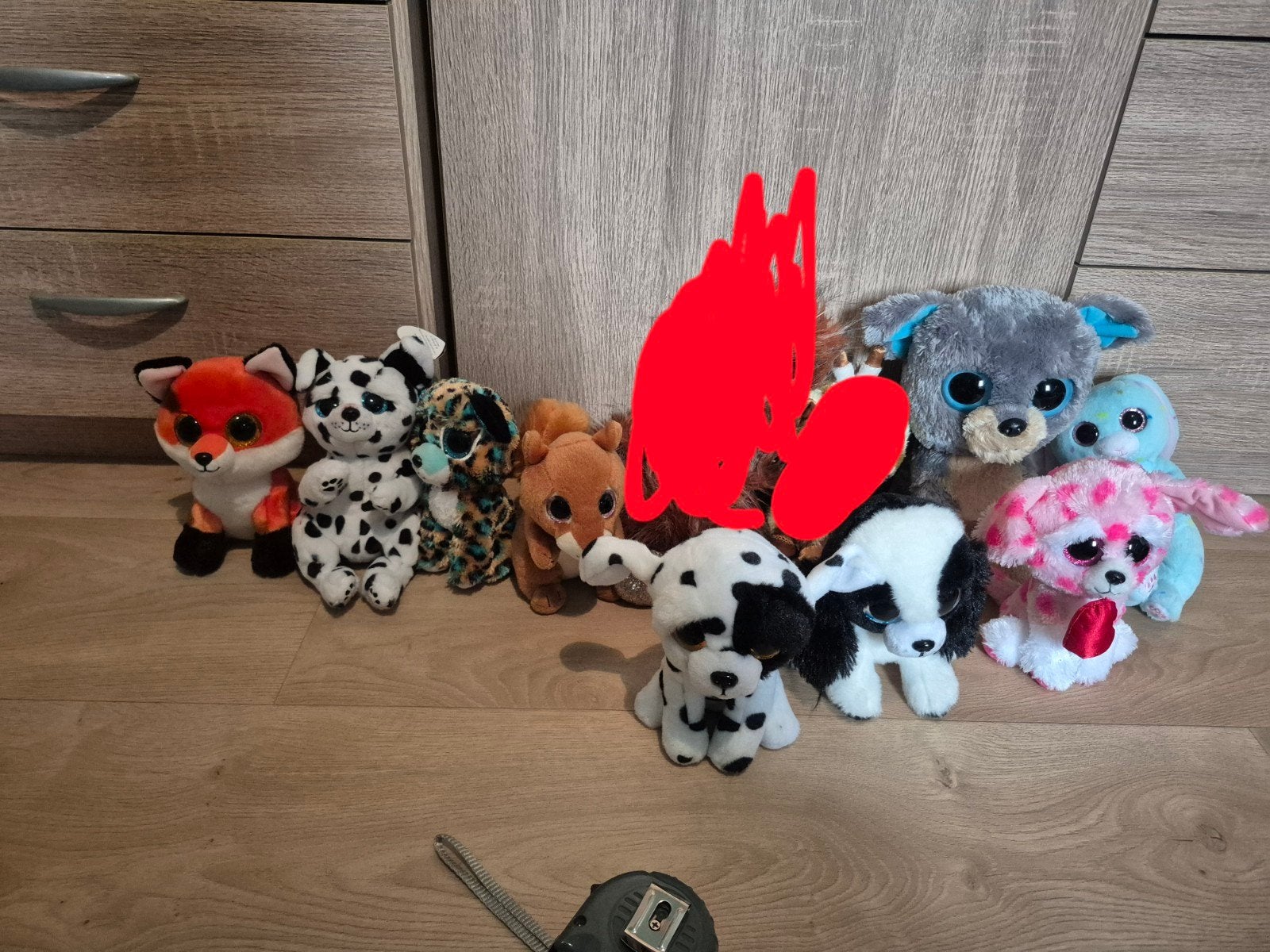 9 ty beanie knuffels, Ophalen of Verzenden, Zo goed als nieuw, Overige typen