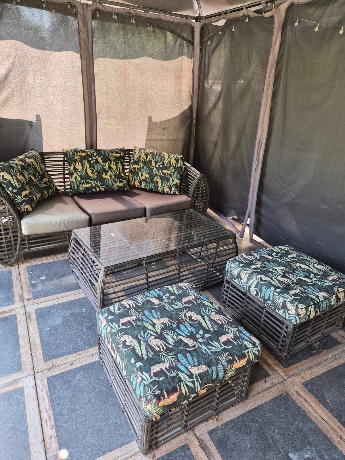 Loungeset Arbrini 8 delig, Ophalen, Overige materialen, Gebruikt, Loungeset