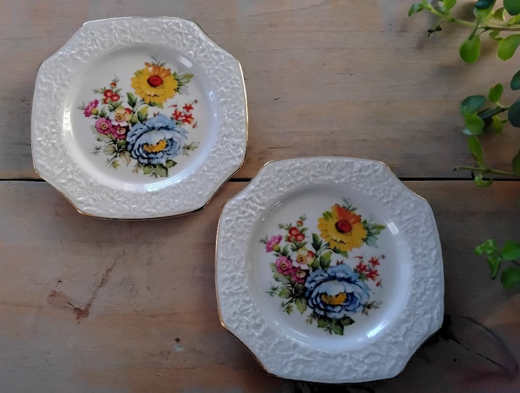 2x vintage petit four schaaltjes - Schwarzenhammer - porsele, Ophalen of Verzenden