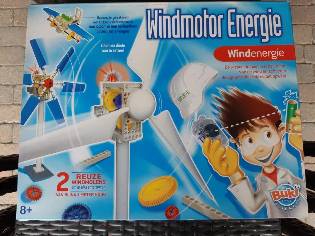 Windmotor energie, Kinderen en Baby's, Speelgoed | Educatief en Creatief, Ophalen, Zo goed als nieuw