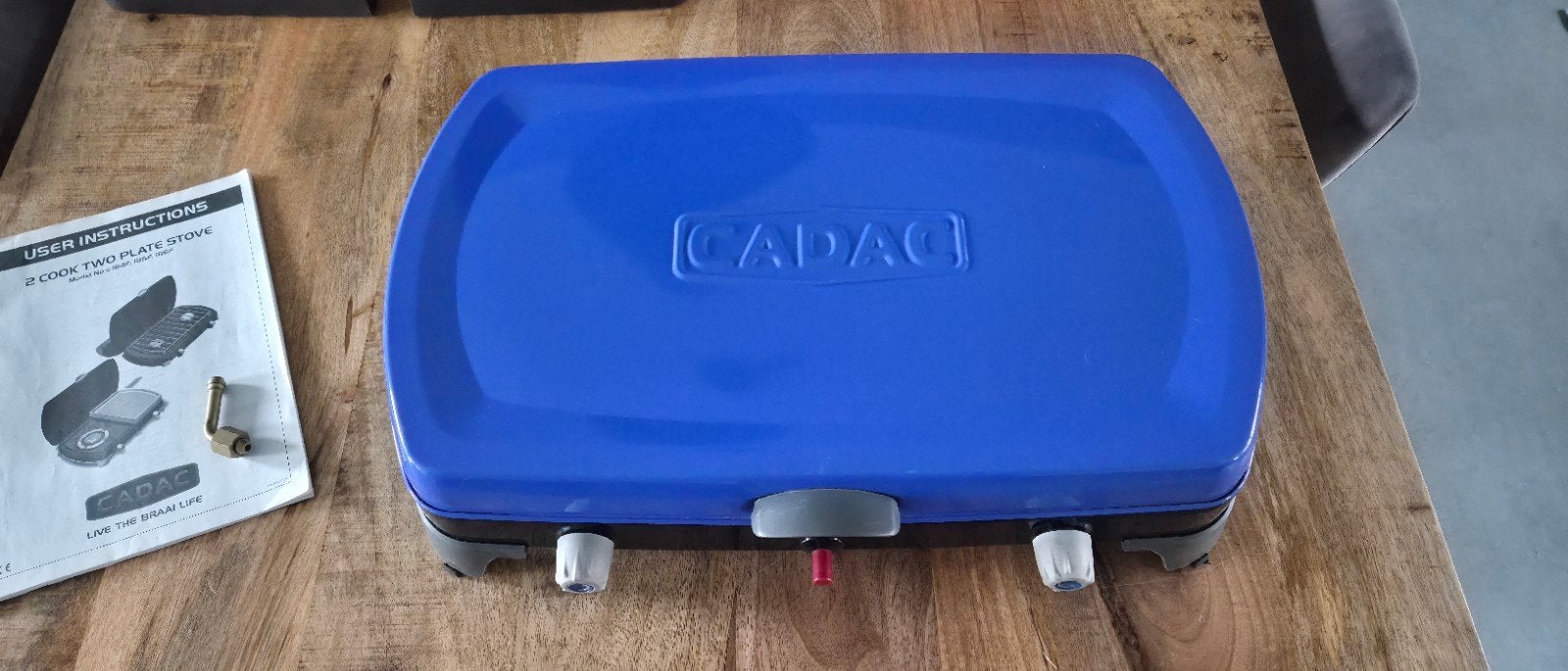 Cadac 2cook camping kooktoestel, Ophalen