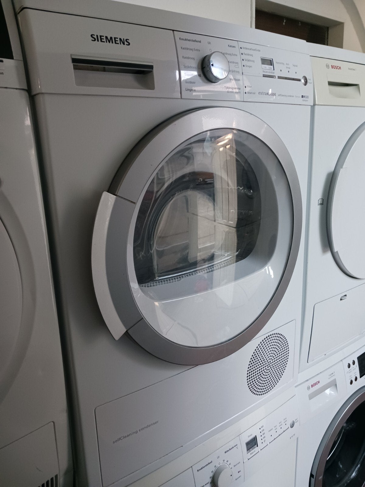 Siemens Iq300 warmtepompdroger ( met garantie ), Witgoed en Apparatuur, Wasmachines, Ophalen of Verzenden, Zo goed als nieuw, 85 tot 90 cm