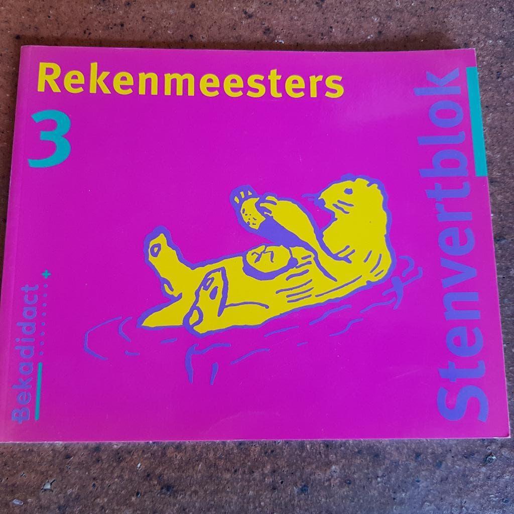 Rekenmeesters 3 Stenvertblok, groep 5, Overige vakken, Stenvert, Nieuw, Ophalen of Verzenden