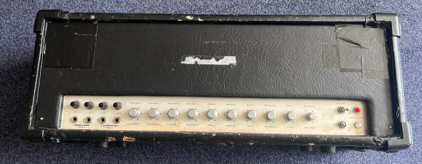 Marshall Plexi copy met ingebouwde fuzz, Muziek en Instrumenten, Ophalen, Gebruikt
