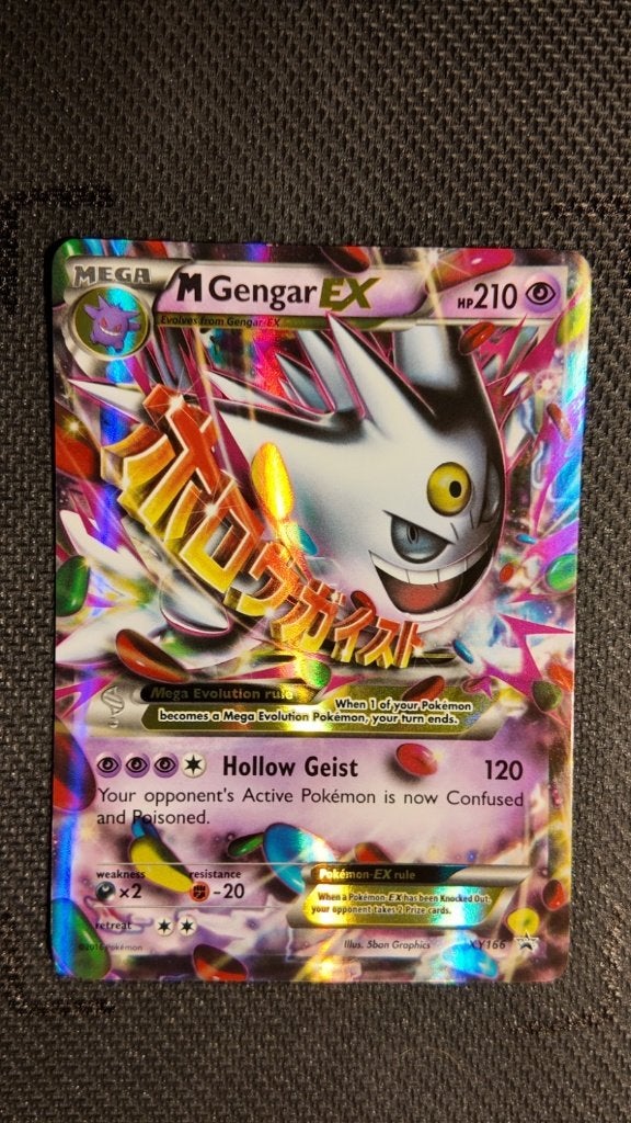 M Gengar-EX XY166 XY Black Star Promos | Pokemon kaart, Ophalen, Zo goed als nieuw, Losse kaart, Foil