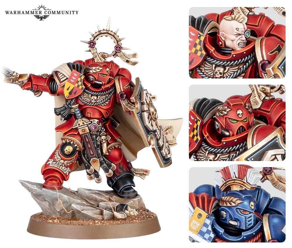 Captain with relic shield on sprue 40k, Hobby en Vrije tijd, Verzenden, Zo goed als nieuw, Warhammer 40000, Figuurtje(s)