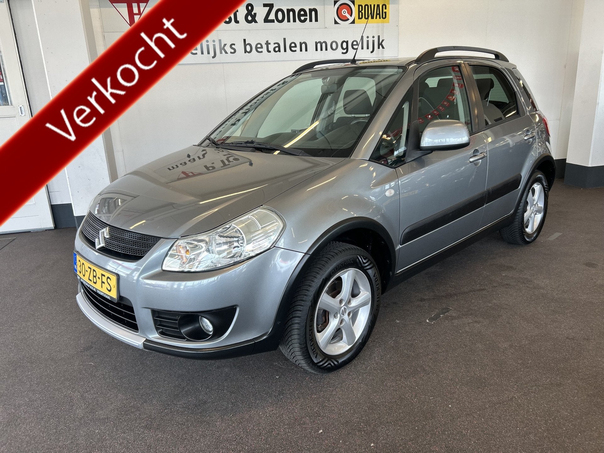 Suzuki SX4 1.6 4Grip Exclusive 4WD | Airco | Parkeersensoren, Stof, Gebruikt, 4 cilinders, 1165 kg